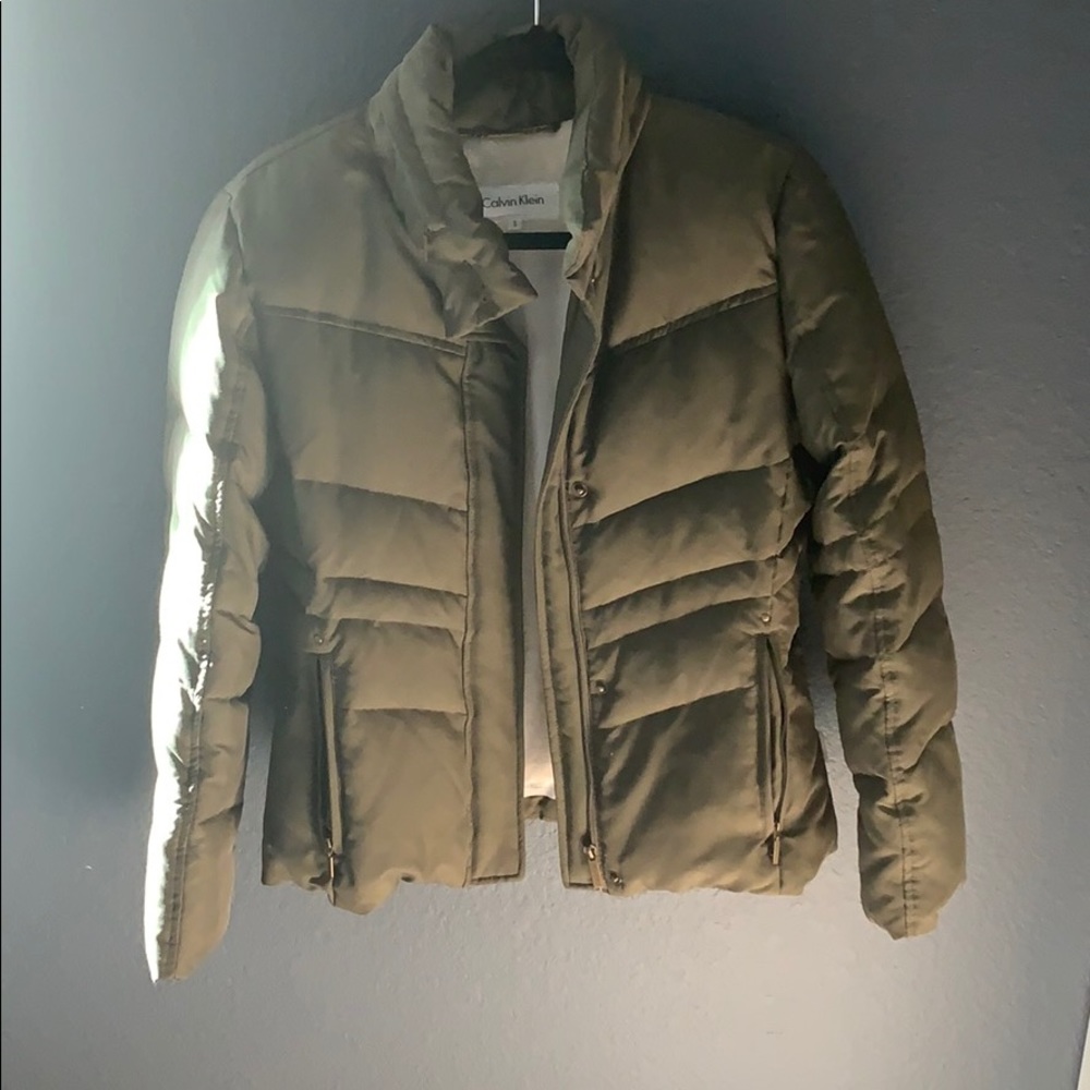 Calvin Klein Puffer in Olive